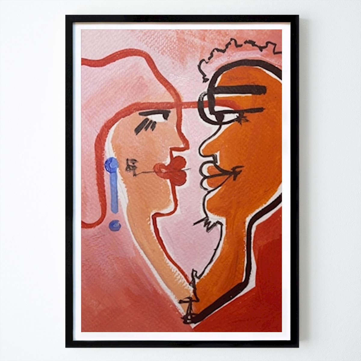 Abstrait Affiche: Oui, je veux par Mladena Radovanovic