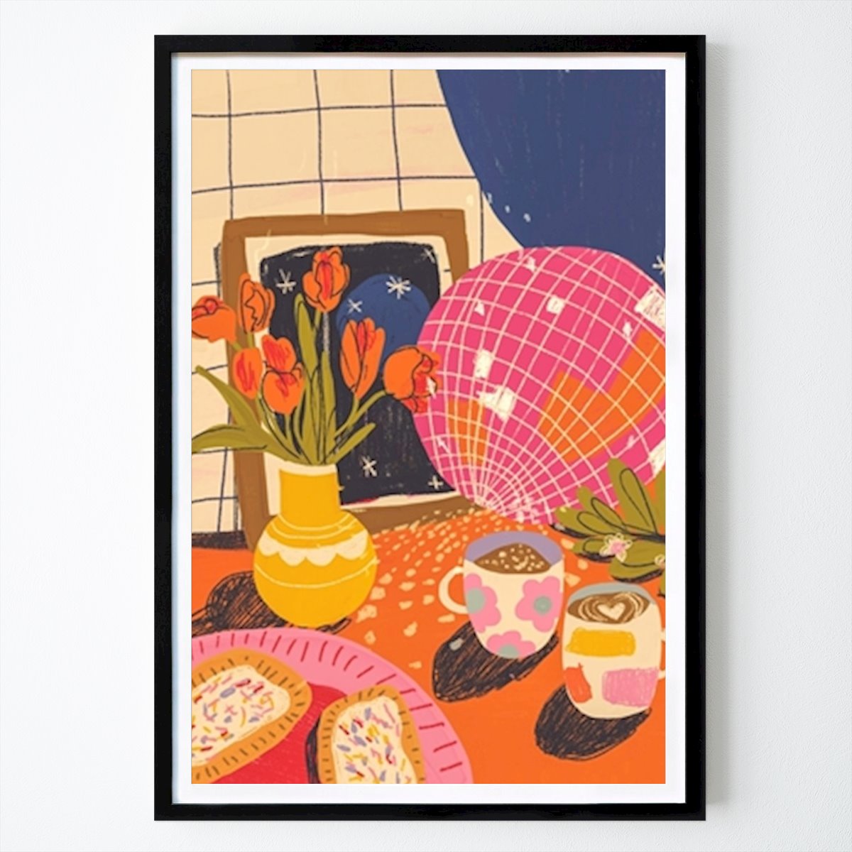 Retro & Vintage Plakat: Diskotek te II av Gigi Rosado