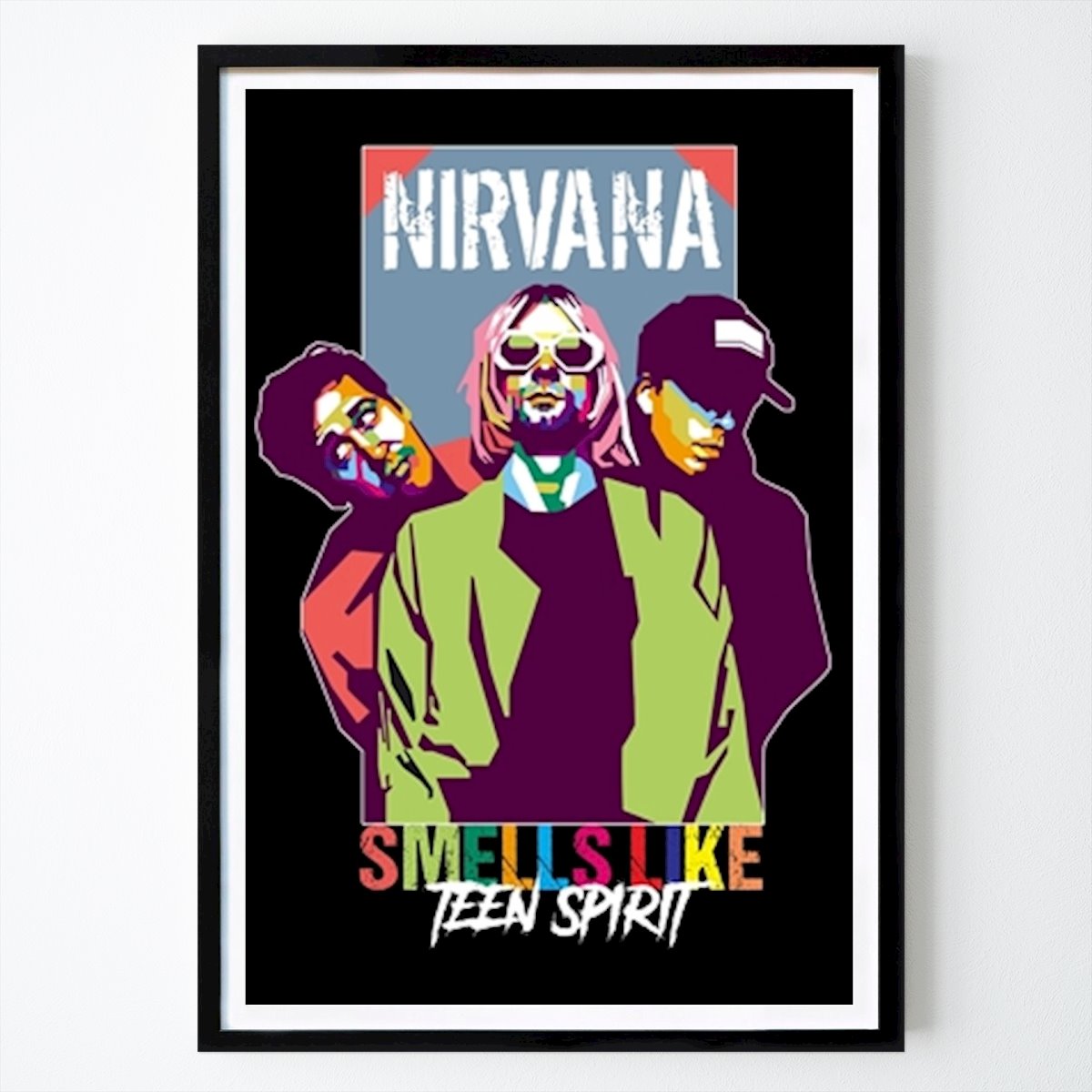 Retro & Vintage Poster: Nirvana WPAP di Fantasy Poster