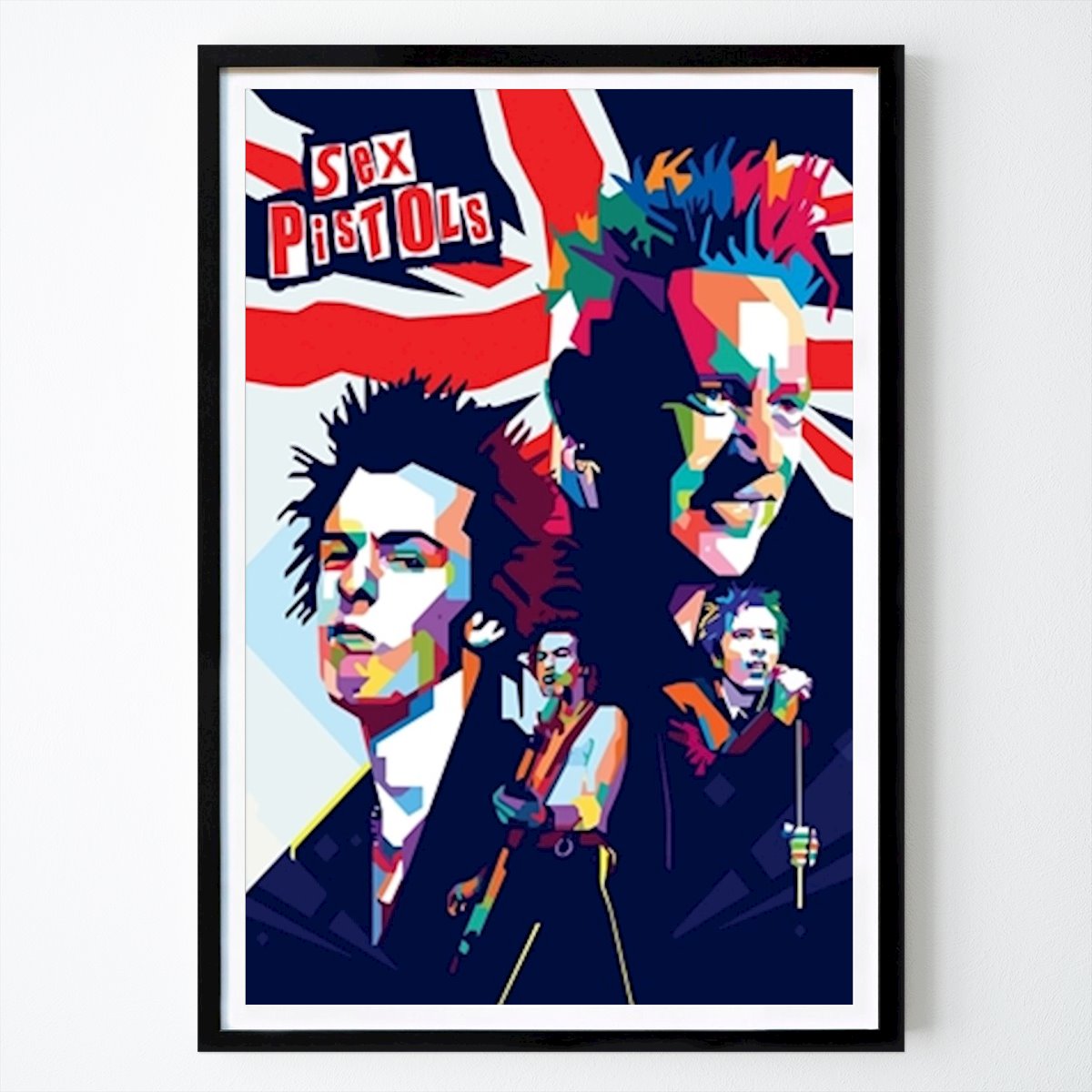 Pop Art Poster: Sex Pistols WPAP by Fantasy Poster