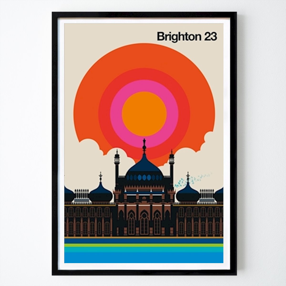 Retro & Vintage Poster: Brighton 23 by Bo Lundberg