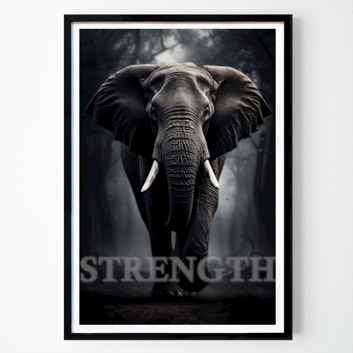 Animal Affiche: Elefant - « FORCE » par Decker Studios