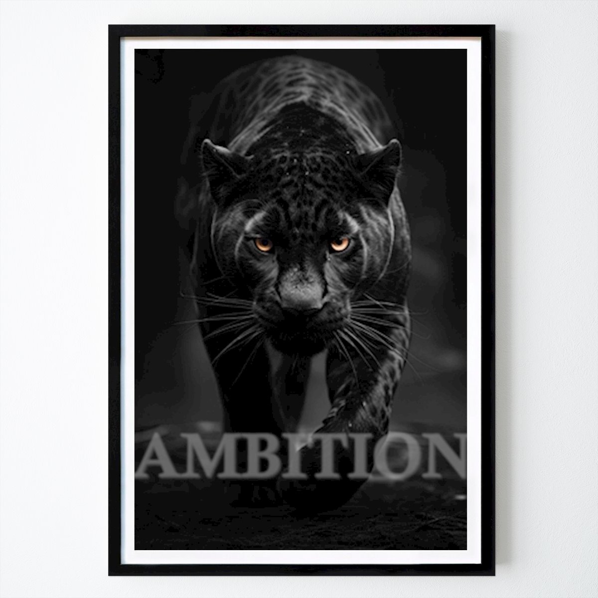 Eläin Juliste: ""AMBITION" - Black panther" tekijänä Decker Studios