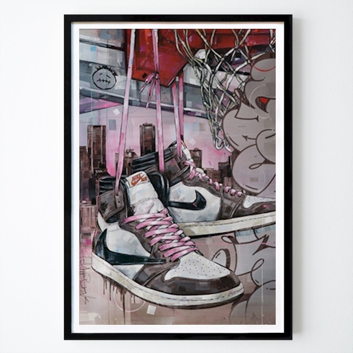 Basketball Poster: Jordan 1 Travis Scott painting by Johannes