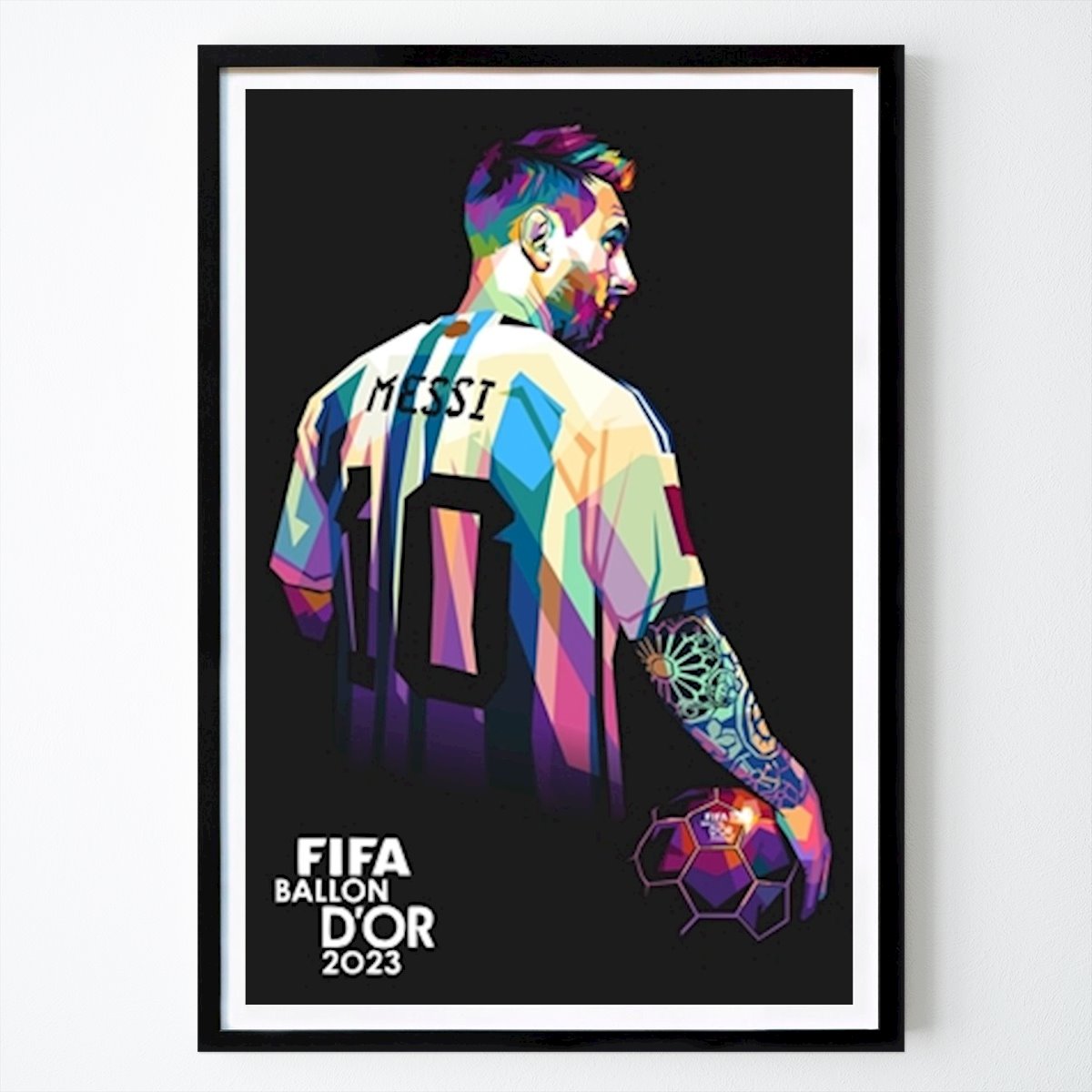 Football Affiche: Lionel Messi WPAP par Moch. Dika As Sujud