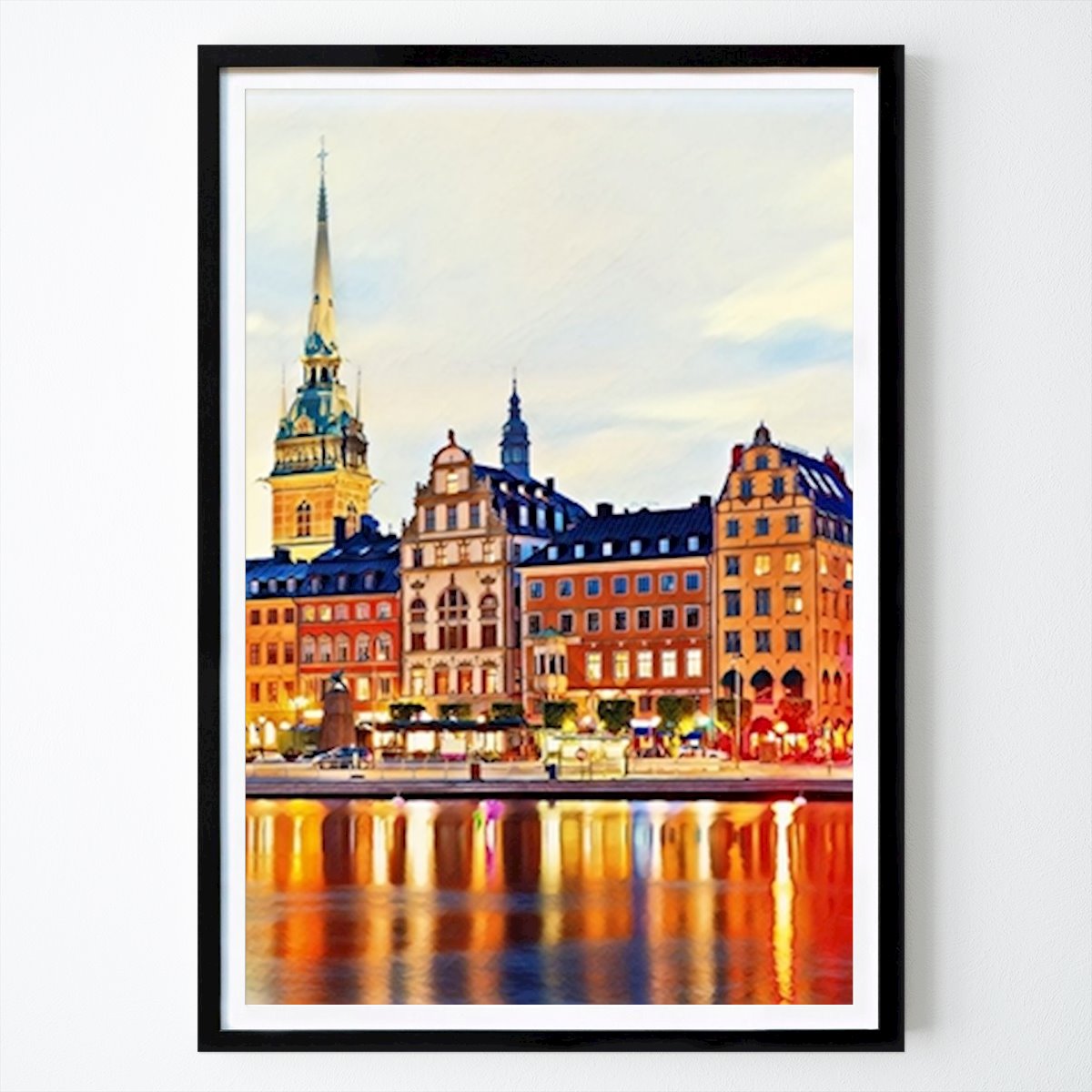 Stockholm Poster: Porträt Stockholm von Jerry matte