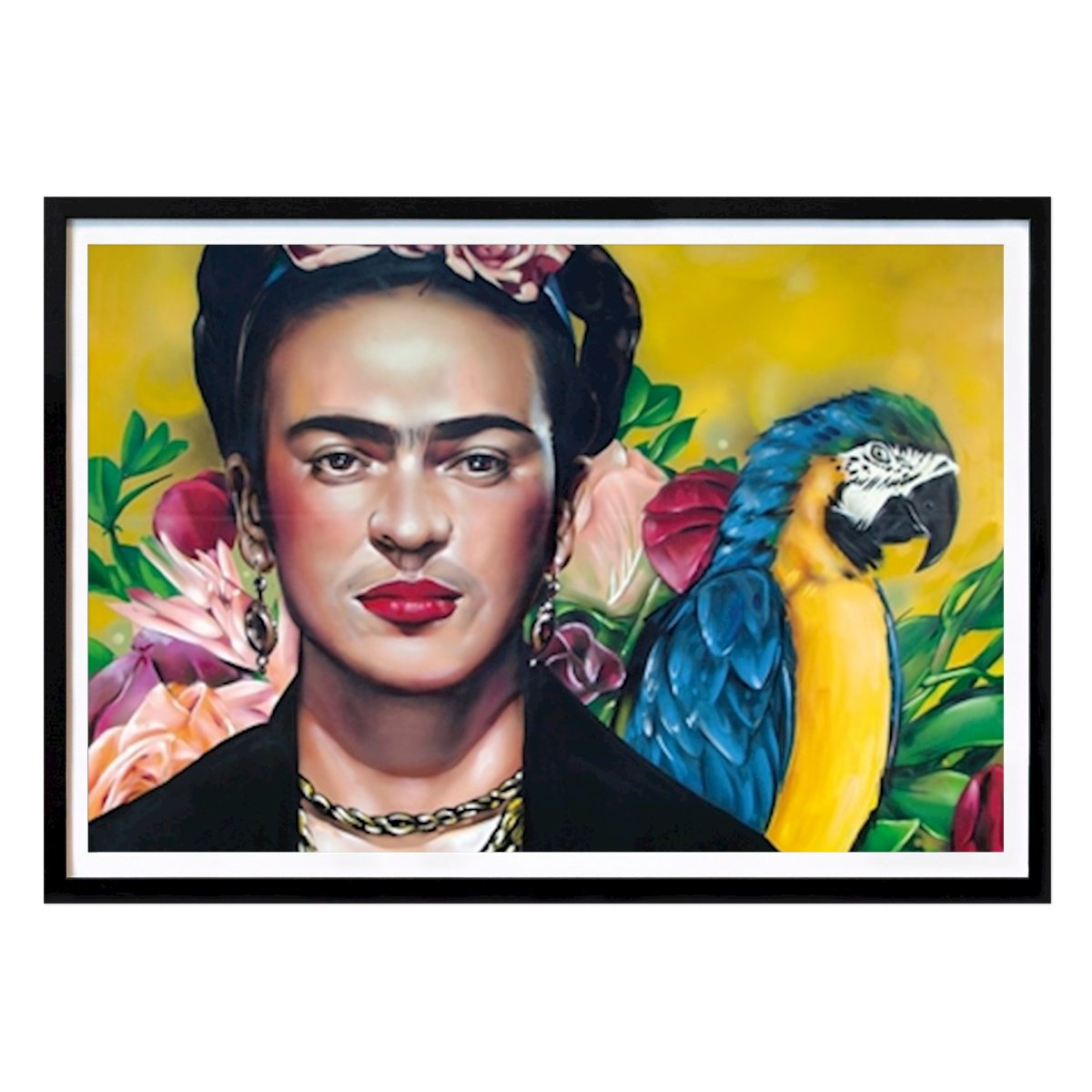 Pop Art Poszter: Frida Kahlo festmény. Johannes által