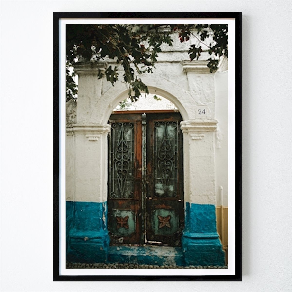 Places & Cities Poster: Greek door by Linda Sanne