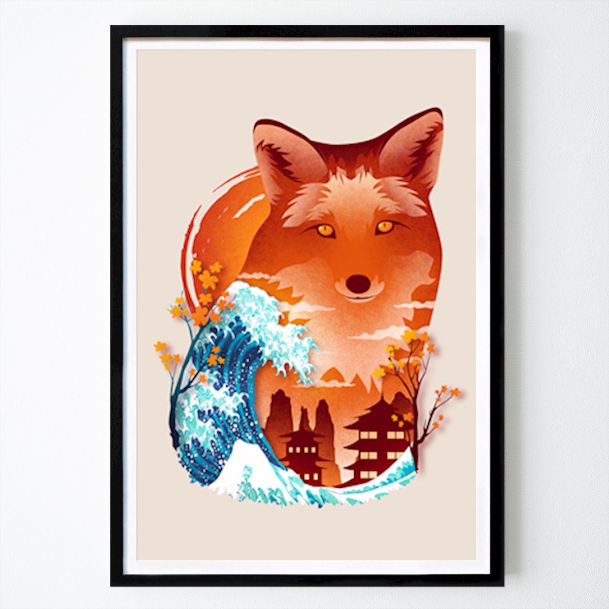 Platser & Städer Poster: Räv Landskap av Bee Rose