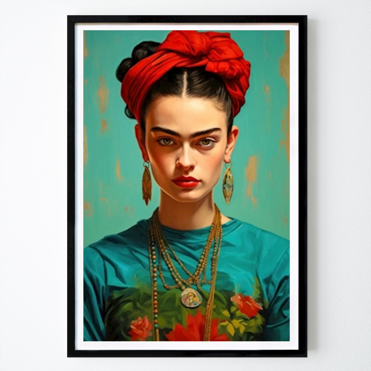 Botanisk Poster: Unga Frida Kahlo av Lootprint