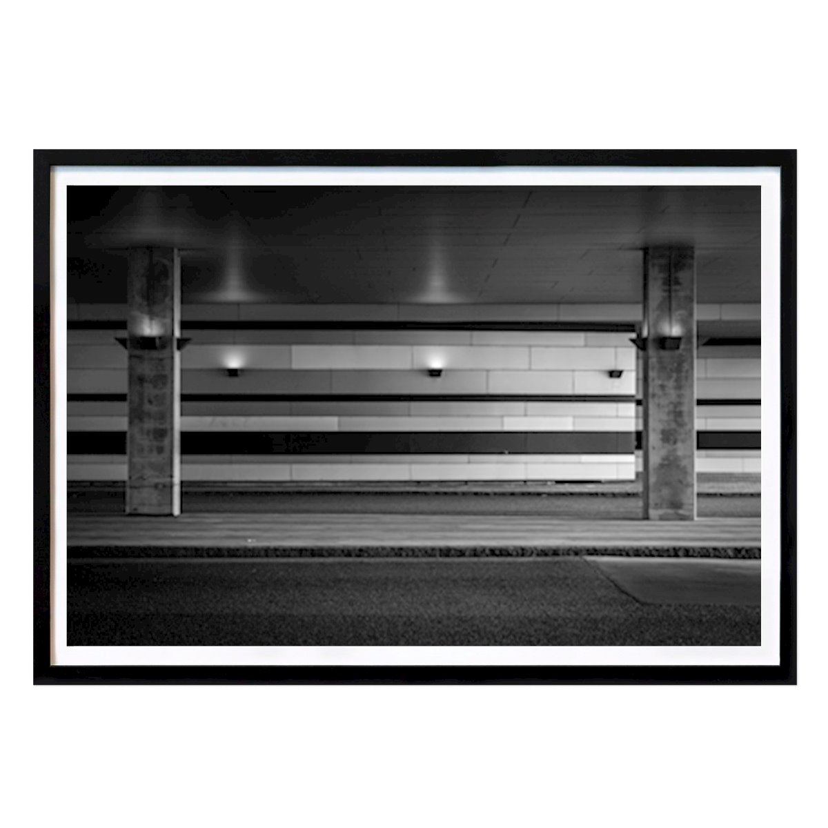 Abstract Poster: Colums and lines by Timo Peter Grönlund