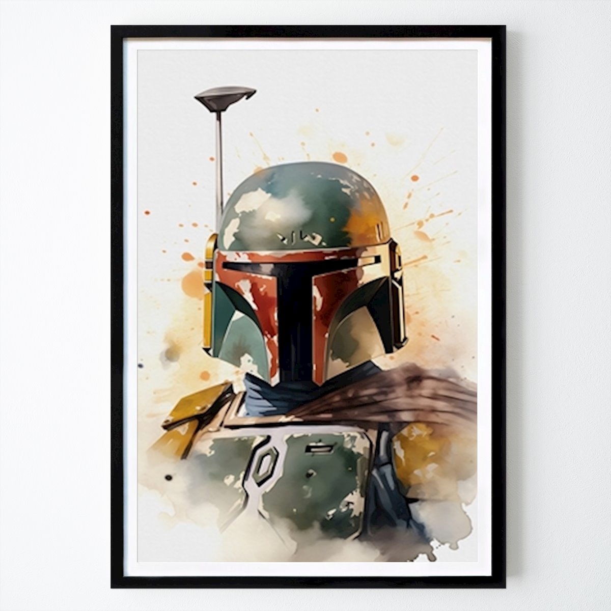 Lifestyle Poster: Boba Fett Aquarell von Sasuke 23