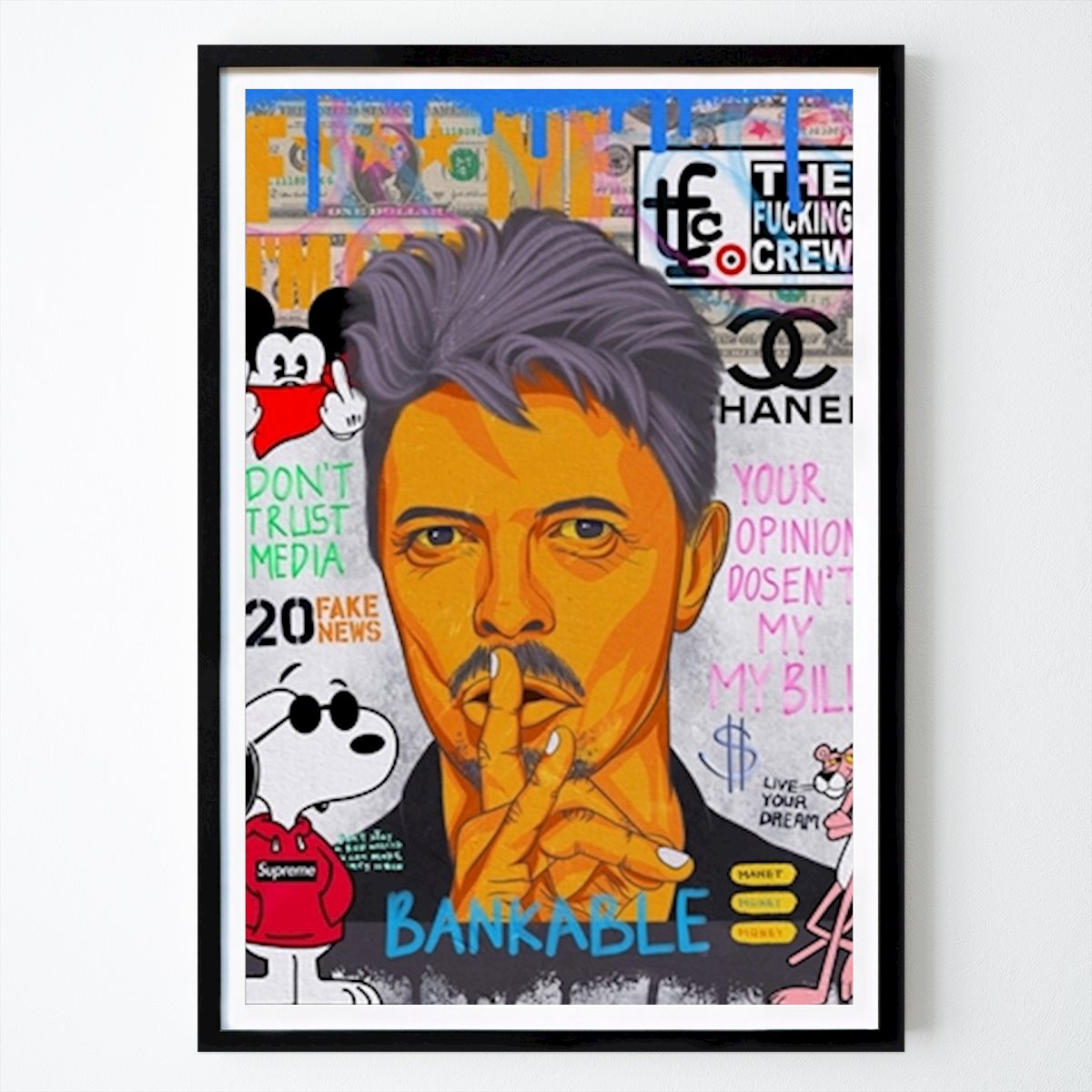 Pop Art Poster: David Bowie di Mildwords
