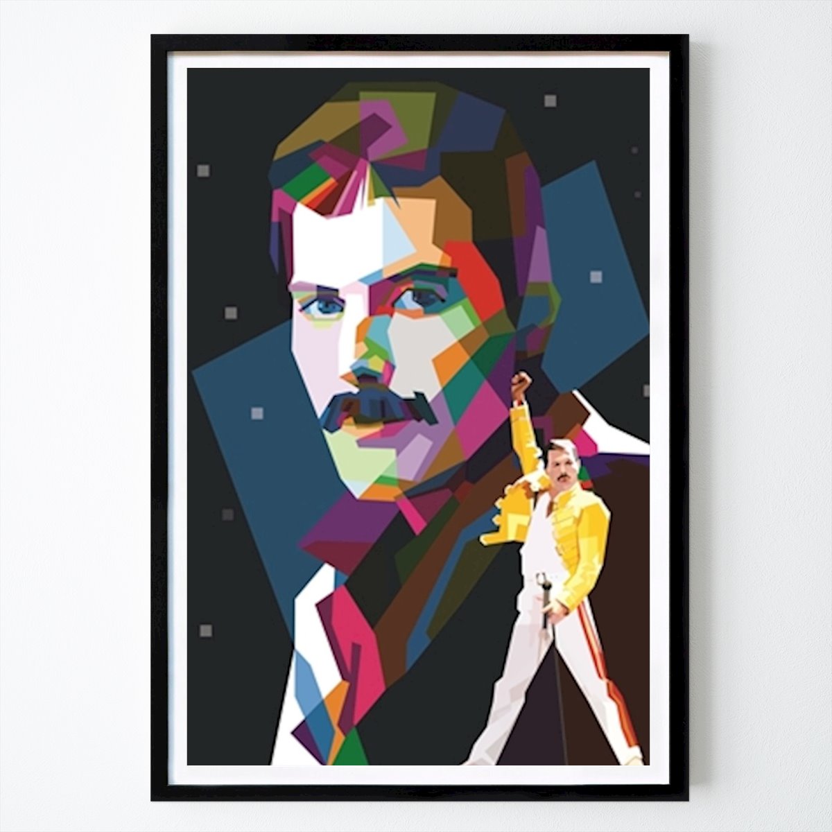 Elämäntyyli Juliste: Freddie Mercury WPAP tekijänä Yanis purwantono