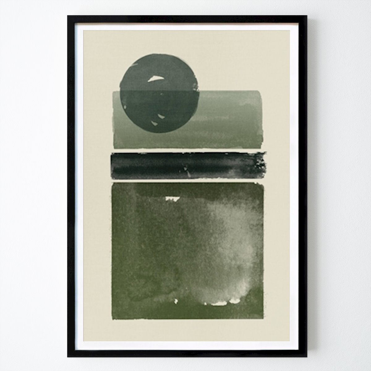 Abstract Poster: The Green Man by Ema Paraschiv