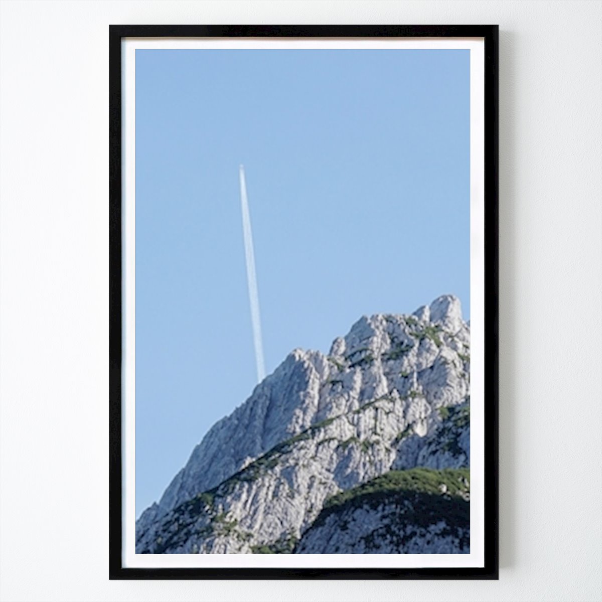 Natureza Poster: Airplane and mountains de Marina Henfling