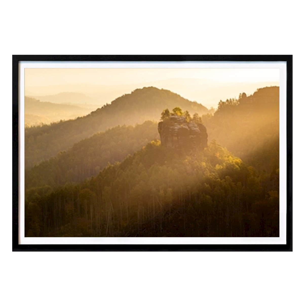 Naturaleza Póster: Sunrise in the mountains de Nils Steiner