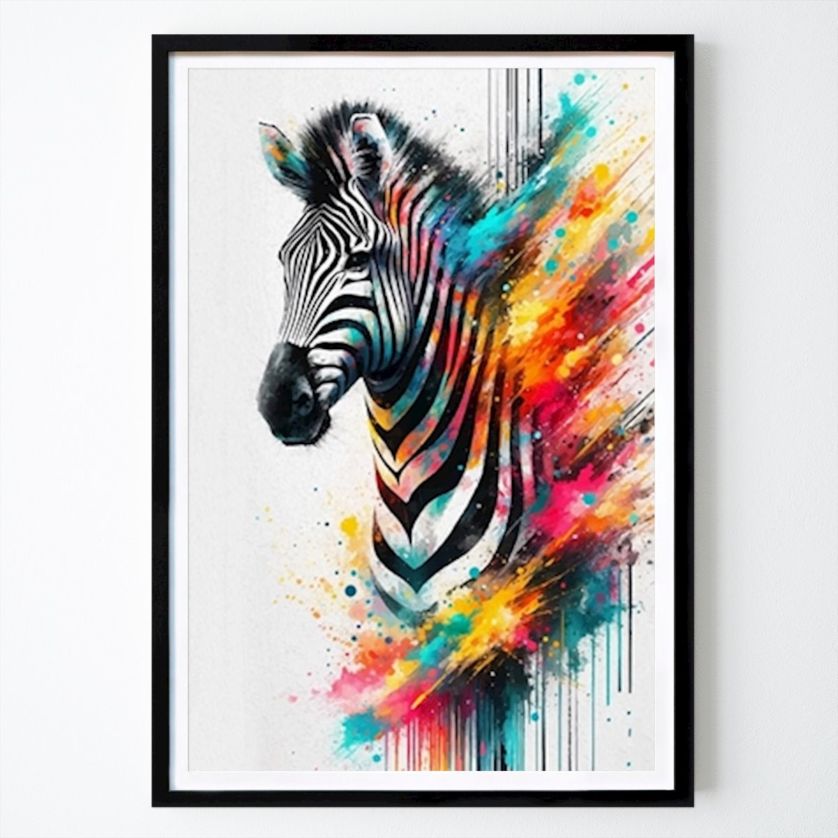 Tier Poster: Zebra von Andreas Magnusson