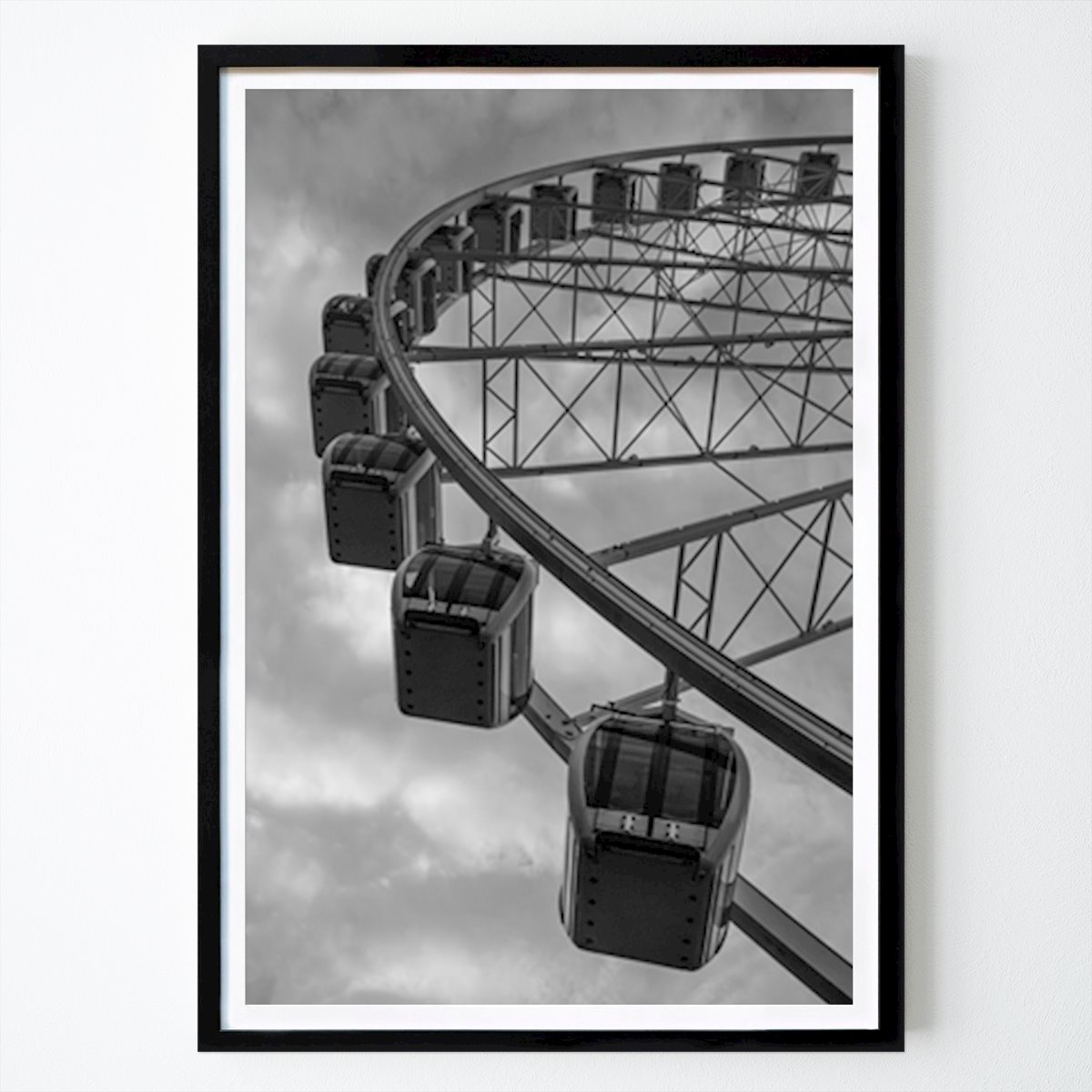 Das Liseberg-Rad Poster von Björn Carlsson – Göteborg Wandbild – Printler