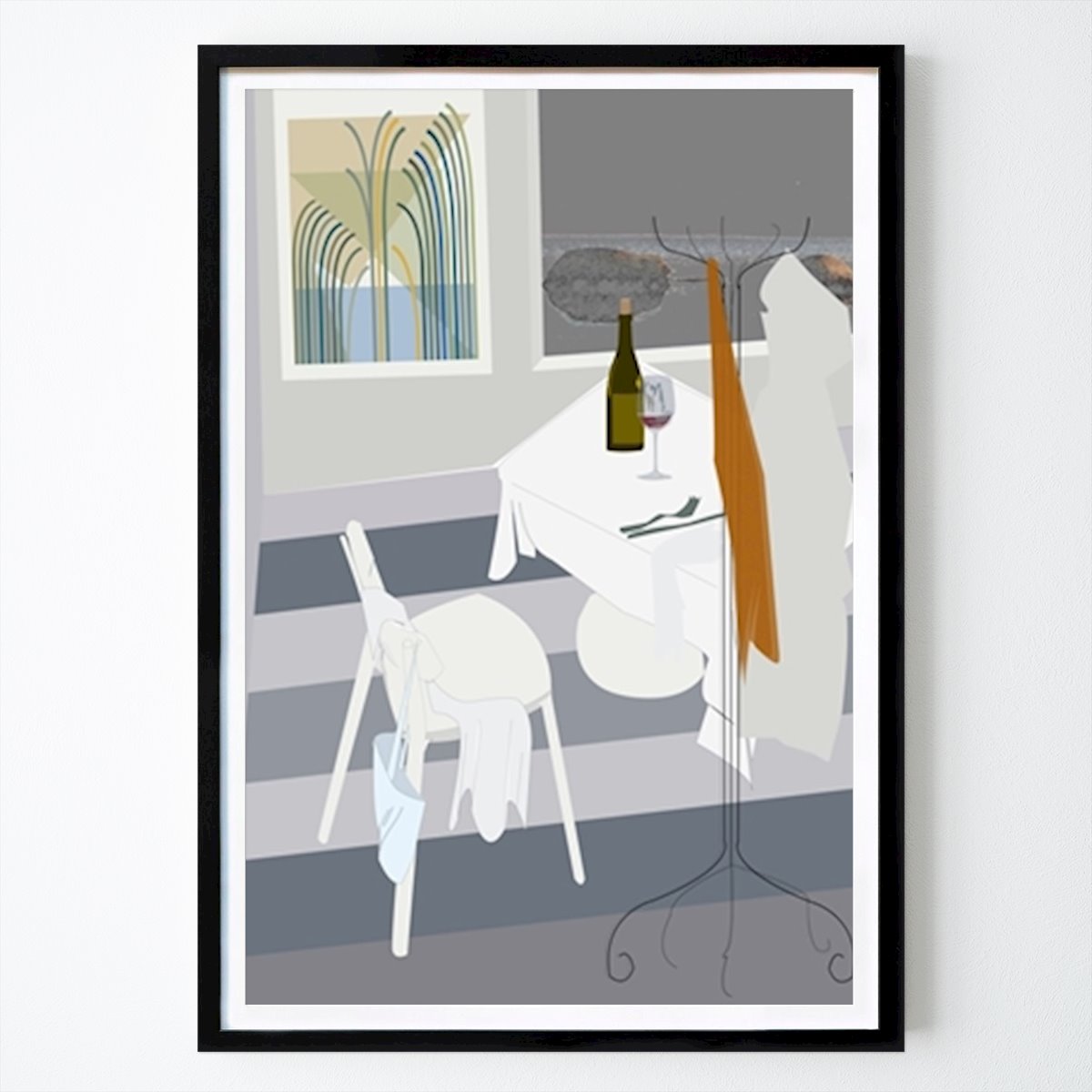 Kitchen Poster: Reflections by the Sea by Annkathrin Lundqvist