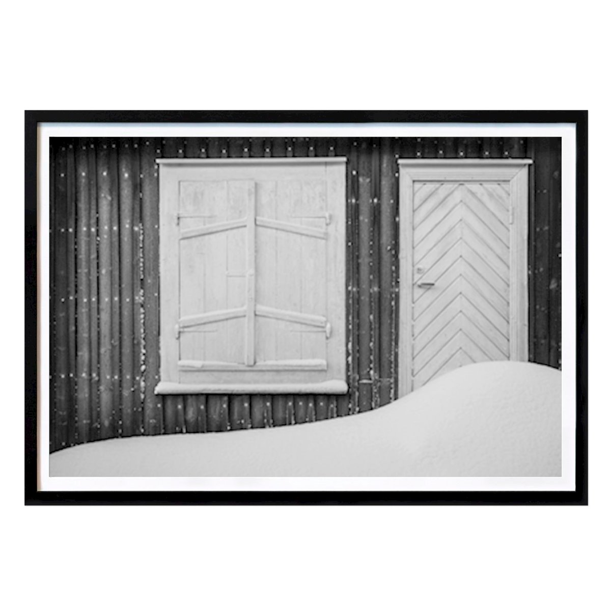 Villes & Pays Affiche: L’hiver à Kyrkbyn 1 par Camilla Niemi