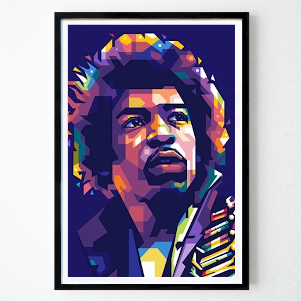 Musik Poster: Jimi Hendrix WPAP von Topannisme