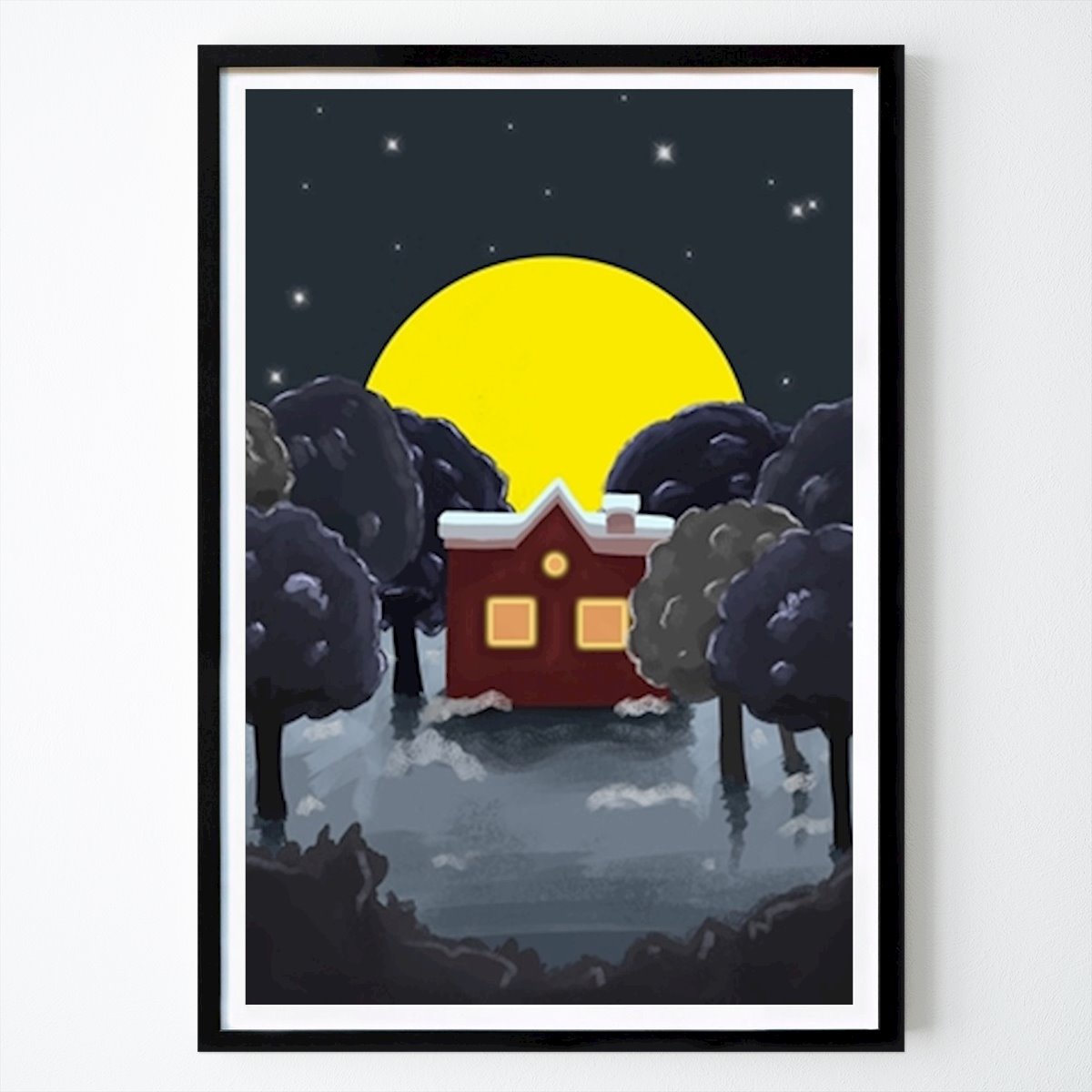Architecture & Design Poster: Cabin in the woods by Béatrice Posner