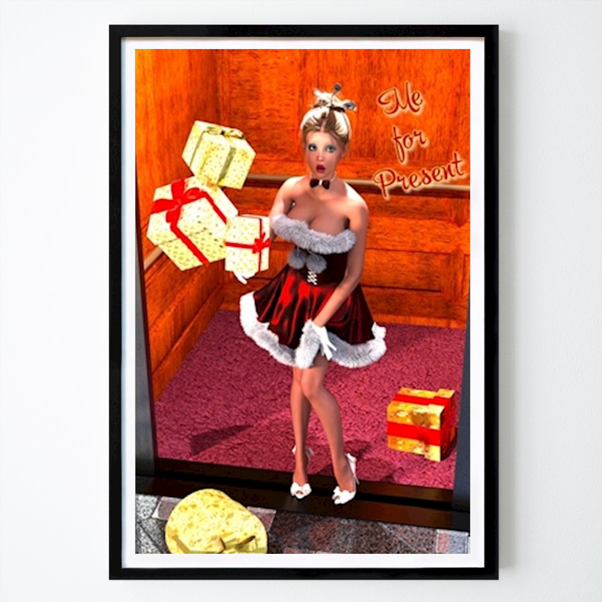 Rétro & Vintage Affiche: Moi pour le présent par Samara Blue