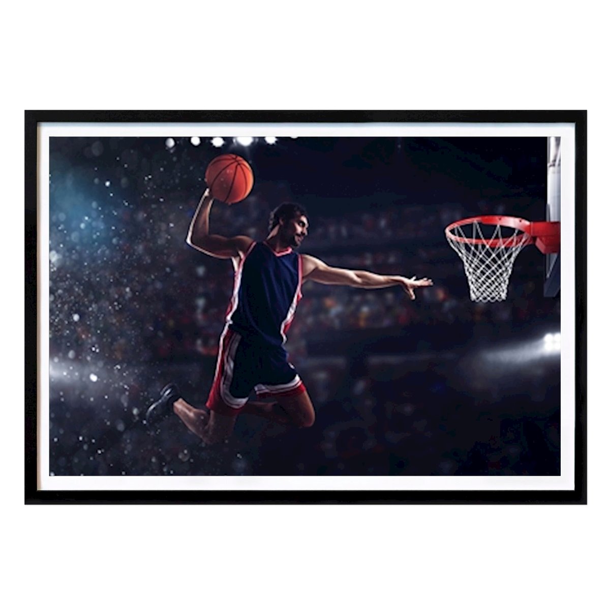 Koszykówka Plakat: Basketball dunk autorstwa Moritz Uebe