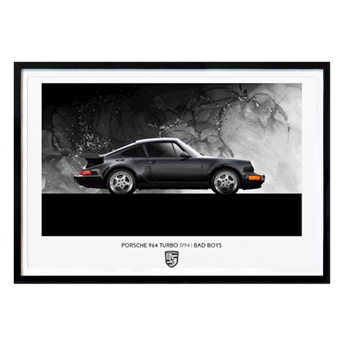 Porsche 964-1994 Poster von Froze Studio – Auto Wandbild – Printler
