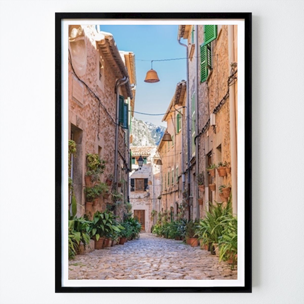 Valldemossa Pflanzen Strasse Poster von Alex Winter – Blumen & Pflanzen Wandbild – Printler