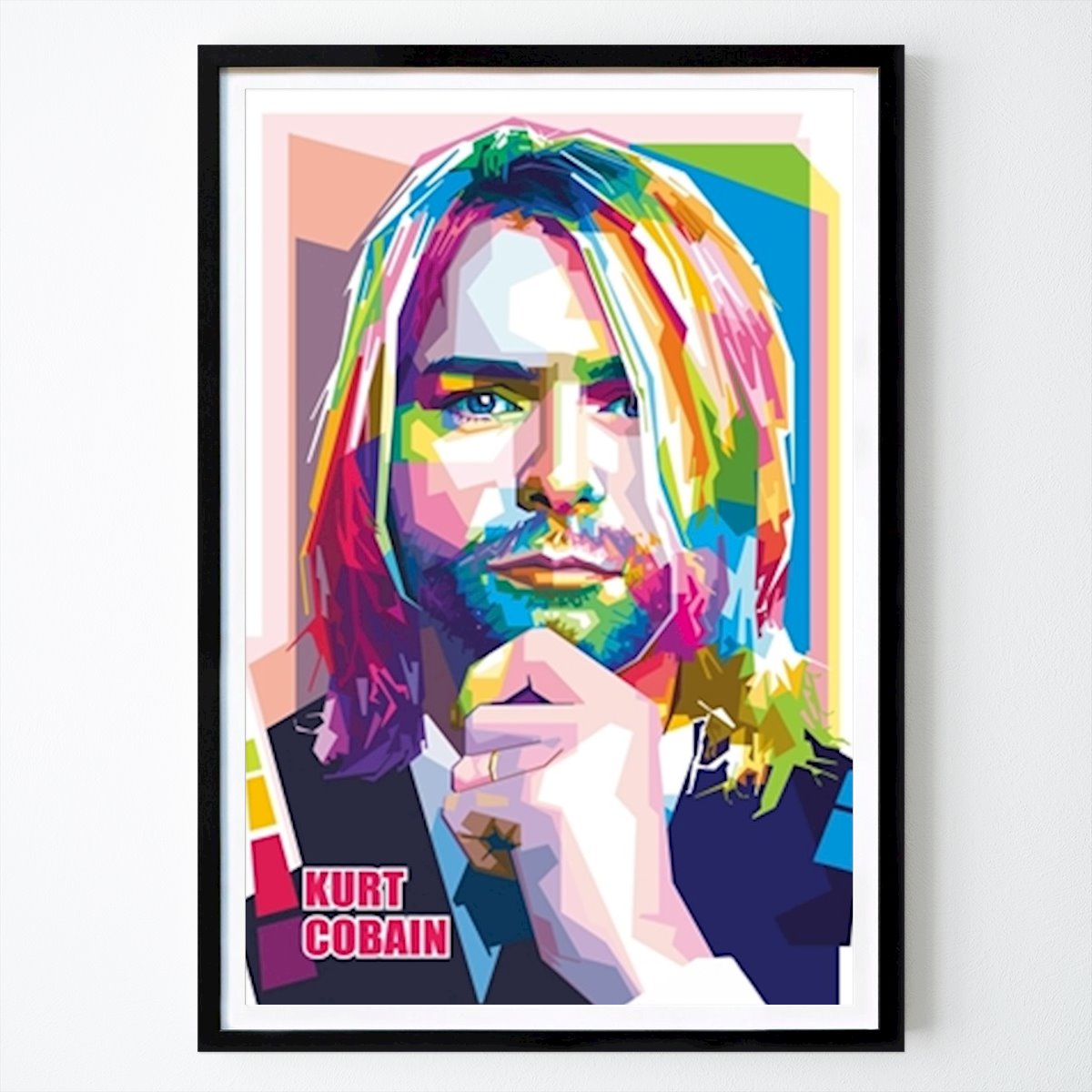 Tier Poster: Kurt Cobain Popart-Stil von Syarif syarif