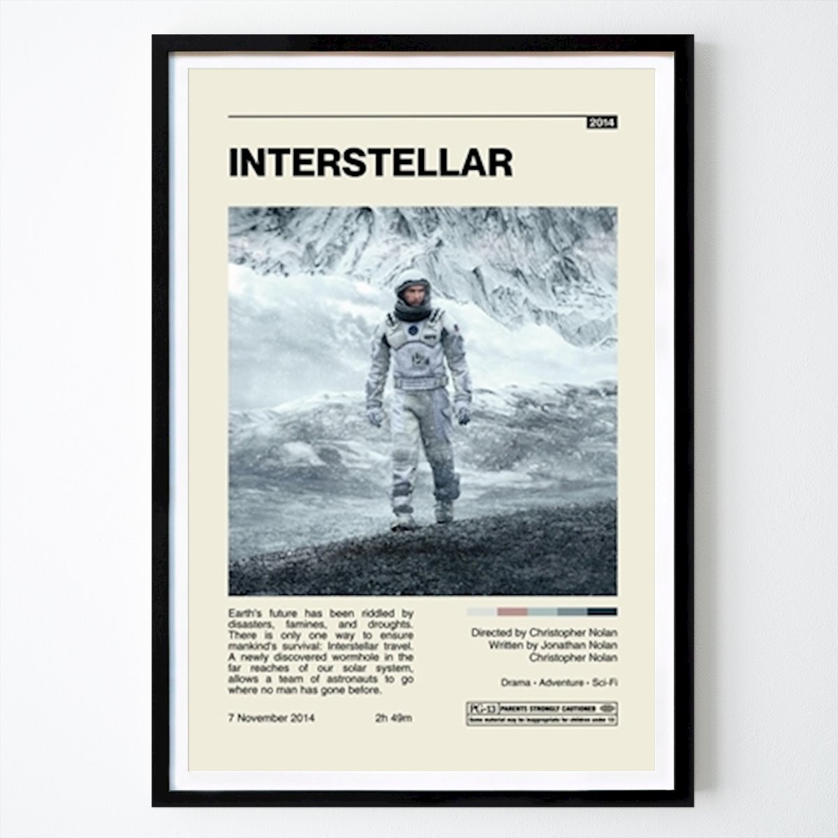 Retro & Vintage Poster: Interstellar by Amaz Rahma