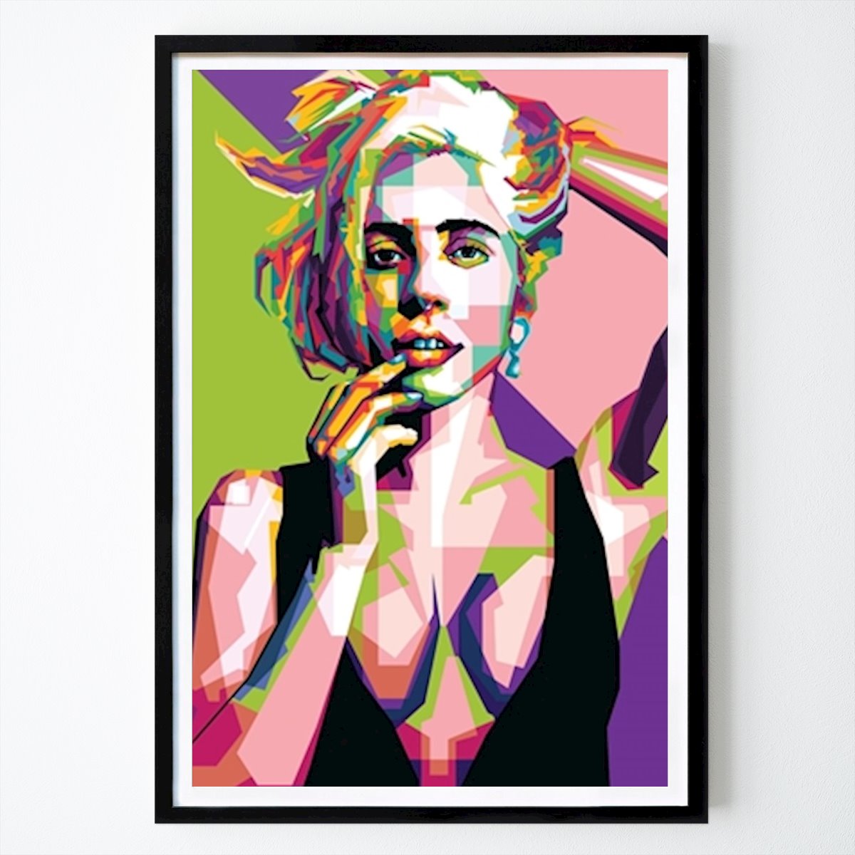 Pop Art Poster: Lady gaga pop art style art von Dafikun Art