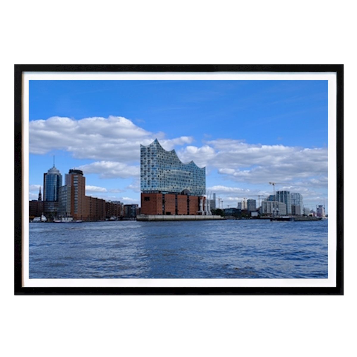 Hamburk Plakát: Panorama z přístavu v Hamburku od Karsten Schumacher