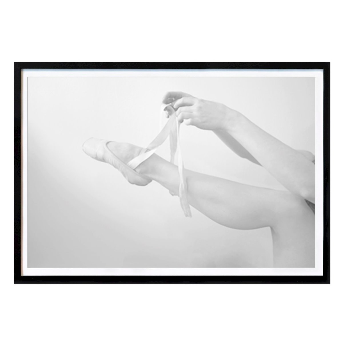 Bianco e nero Poster: Ballerina di Johanna Ehrenborg Staffas