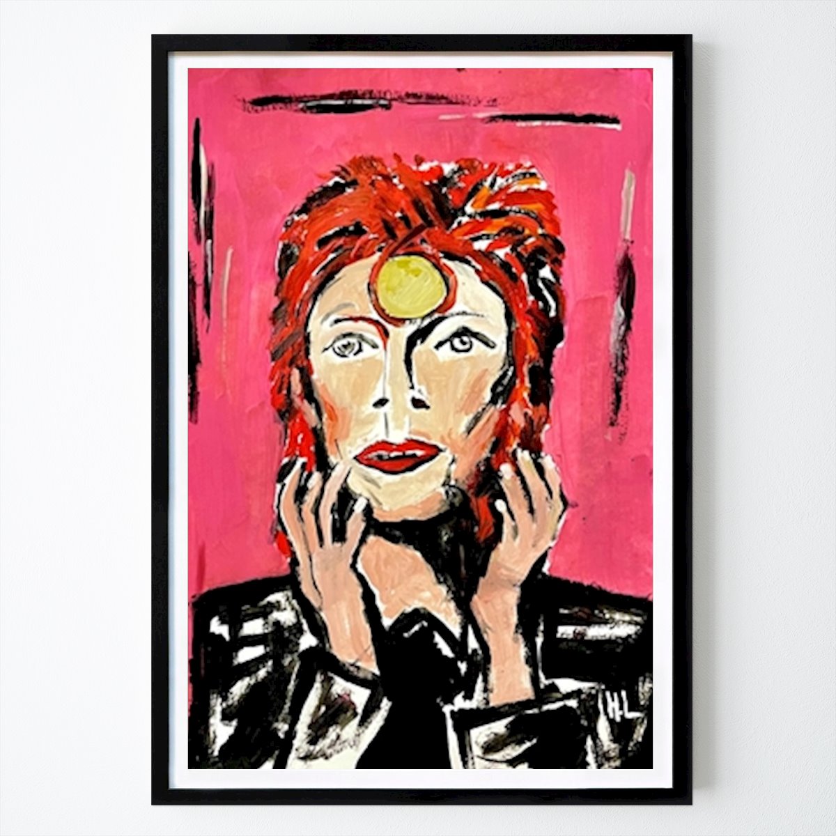 Pop Art Poster: ”Ziggy Stardust” - David Bowie av Hugo Ljungkvist