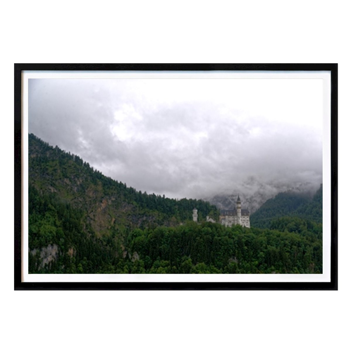 Hobby Poster: Neuschwanstein Castle - Fog by Dobucc