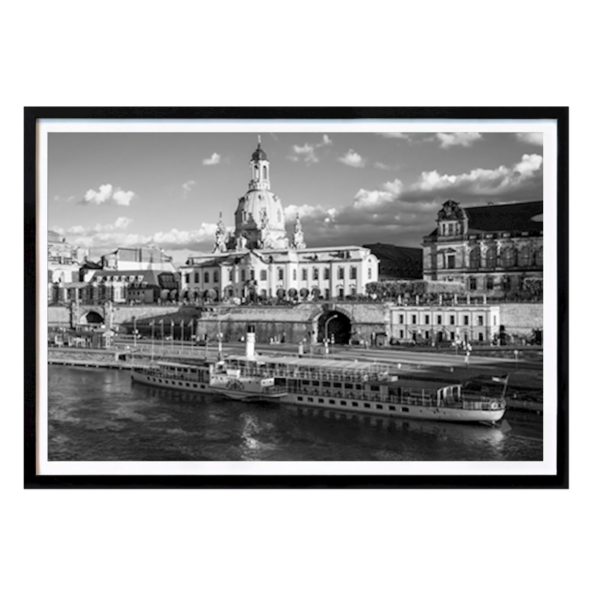 Places & Cities Poster: Paddle steamer in Dresden by Dieterich Fotografie