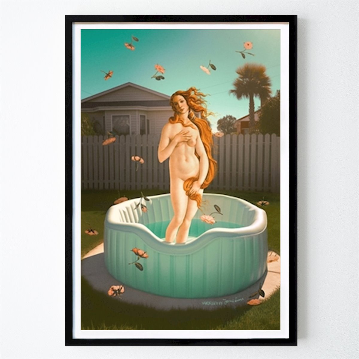 Pop Art Poster: Kiddie Pool Venus by Jonas Loose
