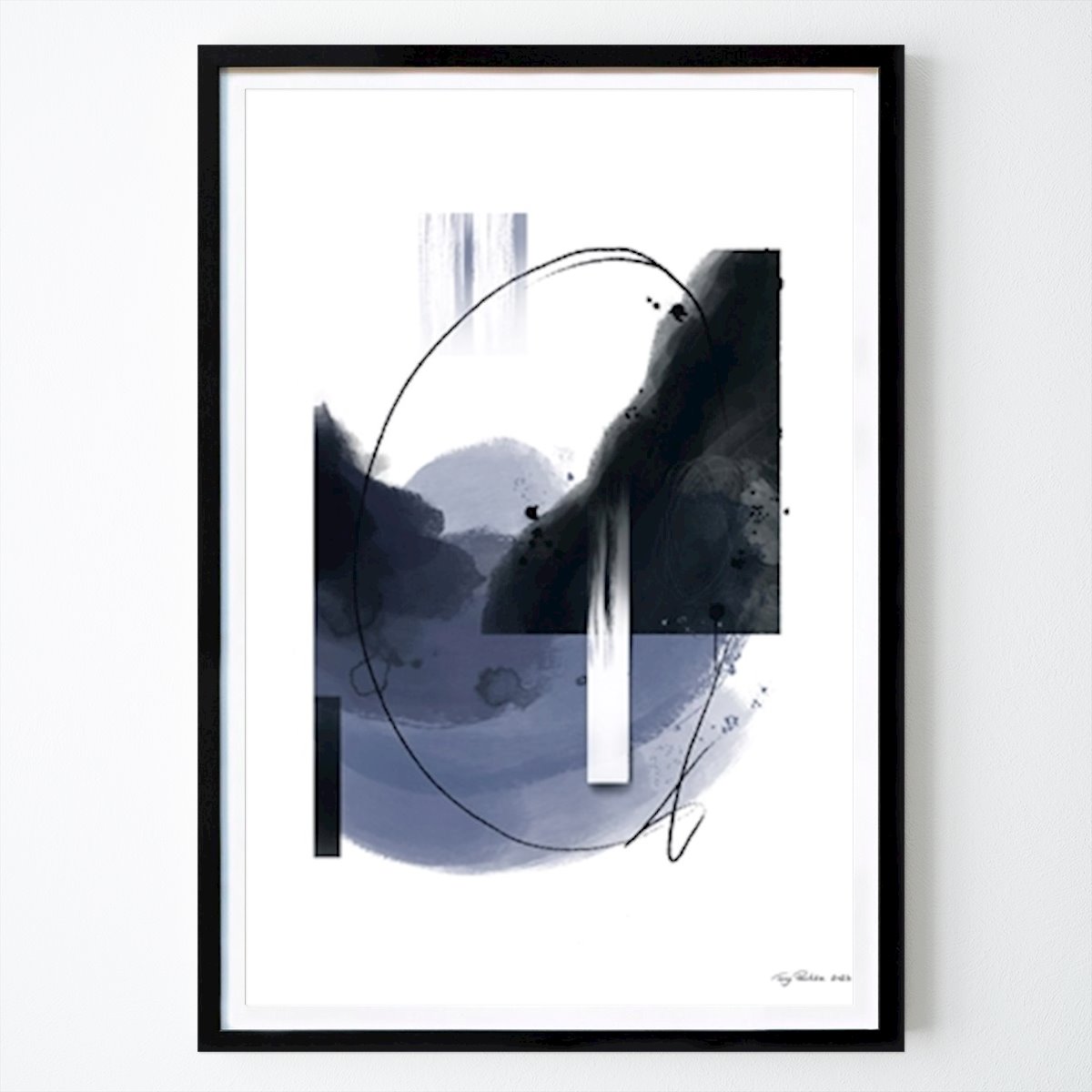 Abstrakt Plakat: Blekk no7 av Tony Paukku