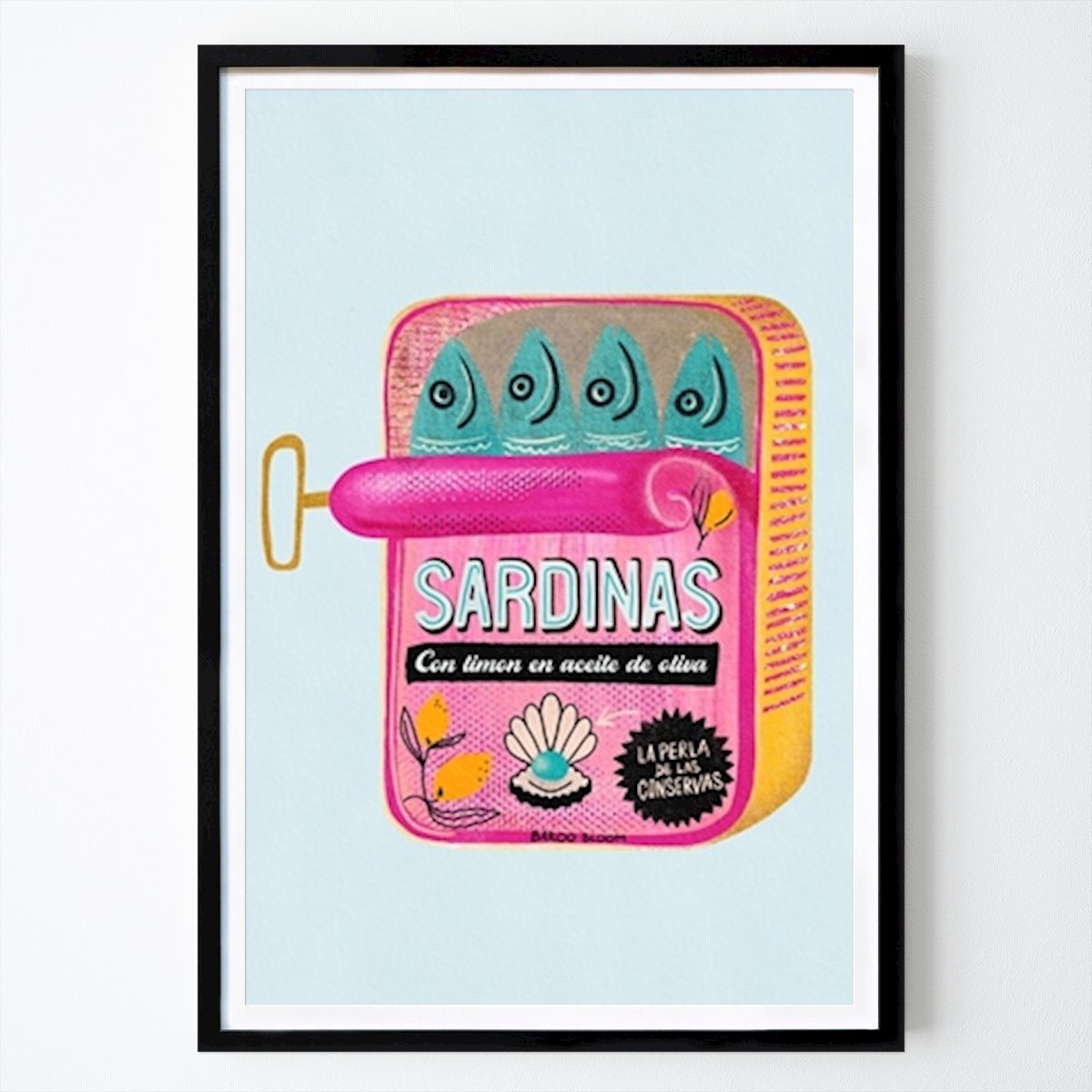 Pop Art Poster: Arte Pop Sardinendose de Baroo Bloom
