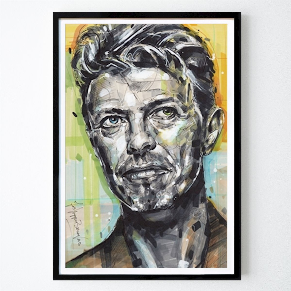 Freizeit Poster: David Bowie painting. von Johannes