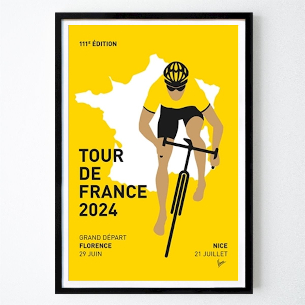 Sport & Hobbies Poster: 2024 tour de france van Chungkong Art