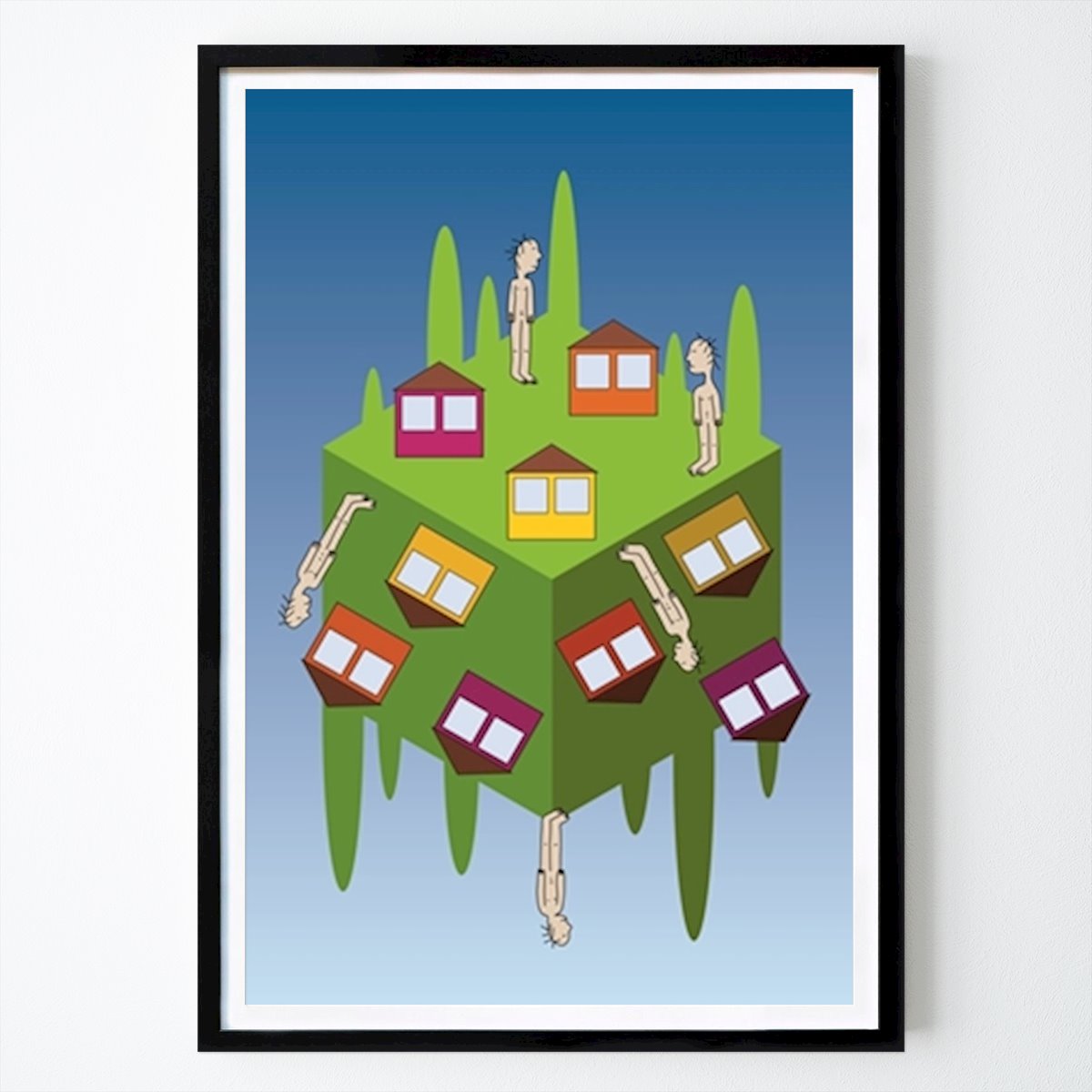 Art Poster: Liquid home von Mona Ruggolini