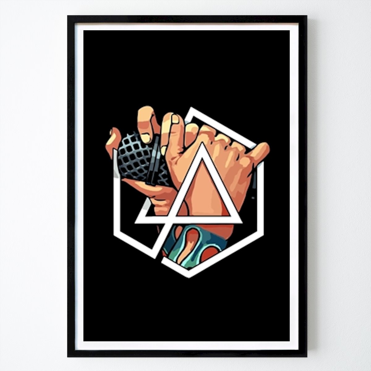 Artistic Poster: Hand the mic on the star by Lordgrace