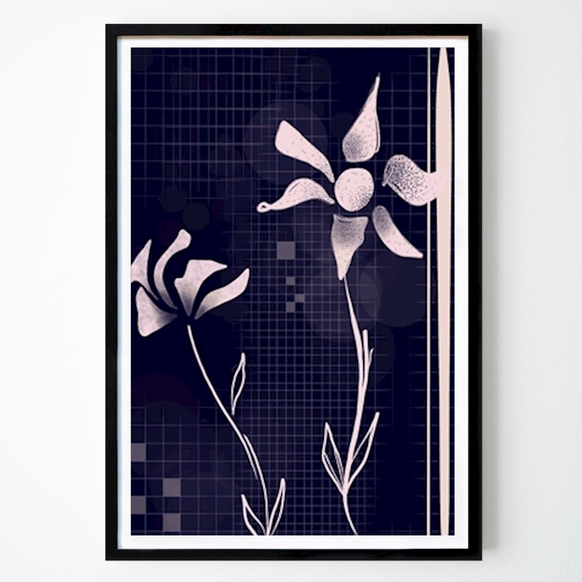 Kvety & Rastliny Plagát: Abstract floral design (2) od Lorena Lenz