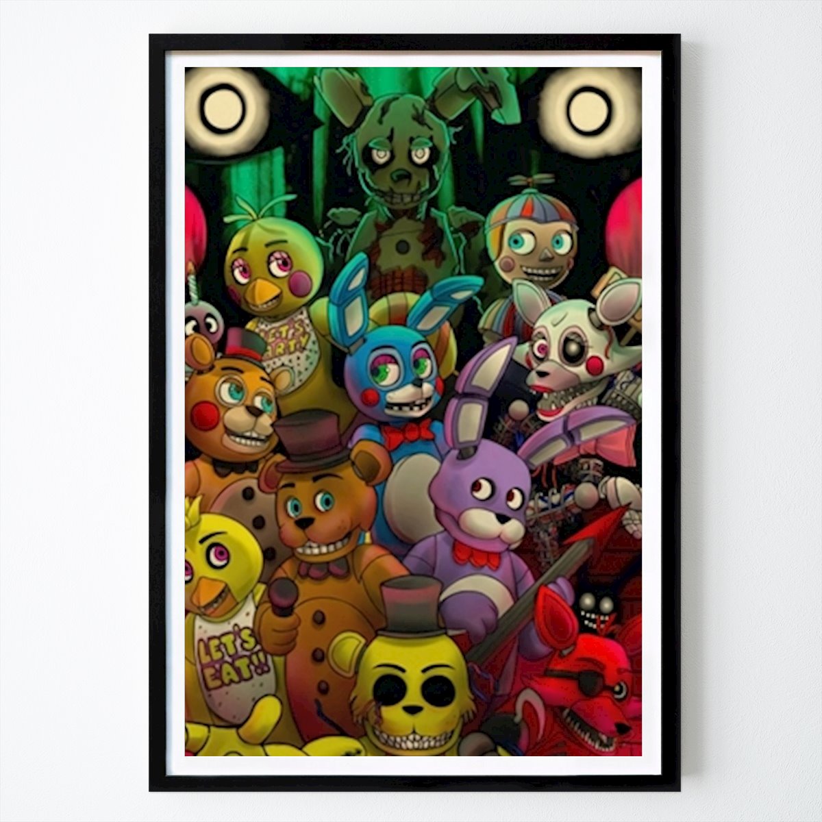 Arte Poster: Five Nights at Freddy's di Travel Skyline