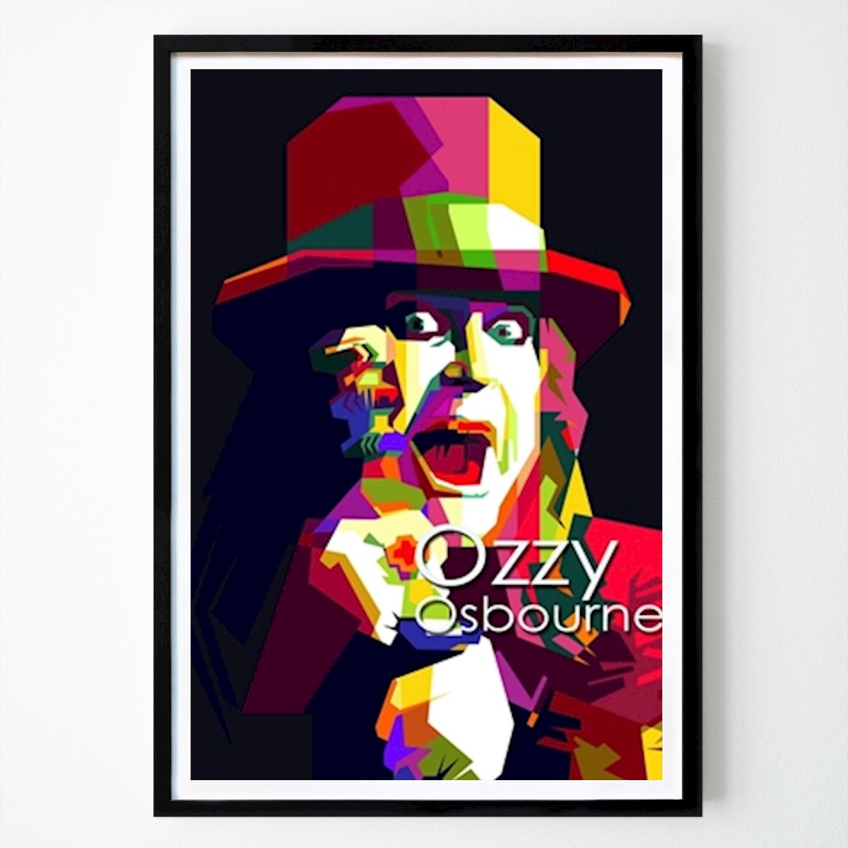 Umění Plakát: Ozzy Osbourne British Metal od Vintage WPAP
