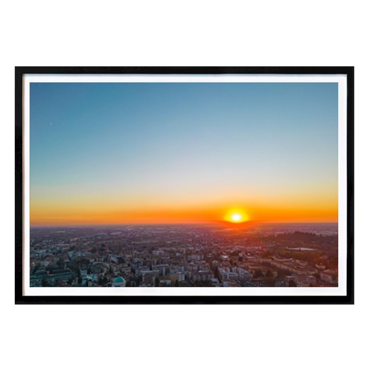 Naturaleza Póster: Sunset in the Bergamo Wall Art de Andrei Domanin